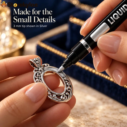 Jewelry & Accessory Touch-Up Paint Pen - 6 Metallic Colors