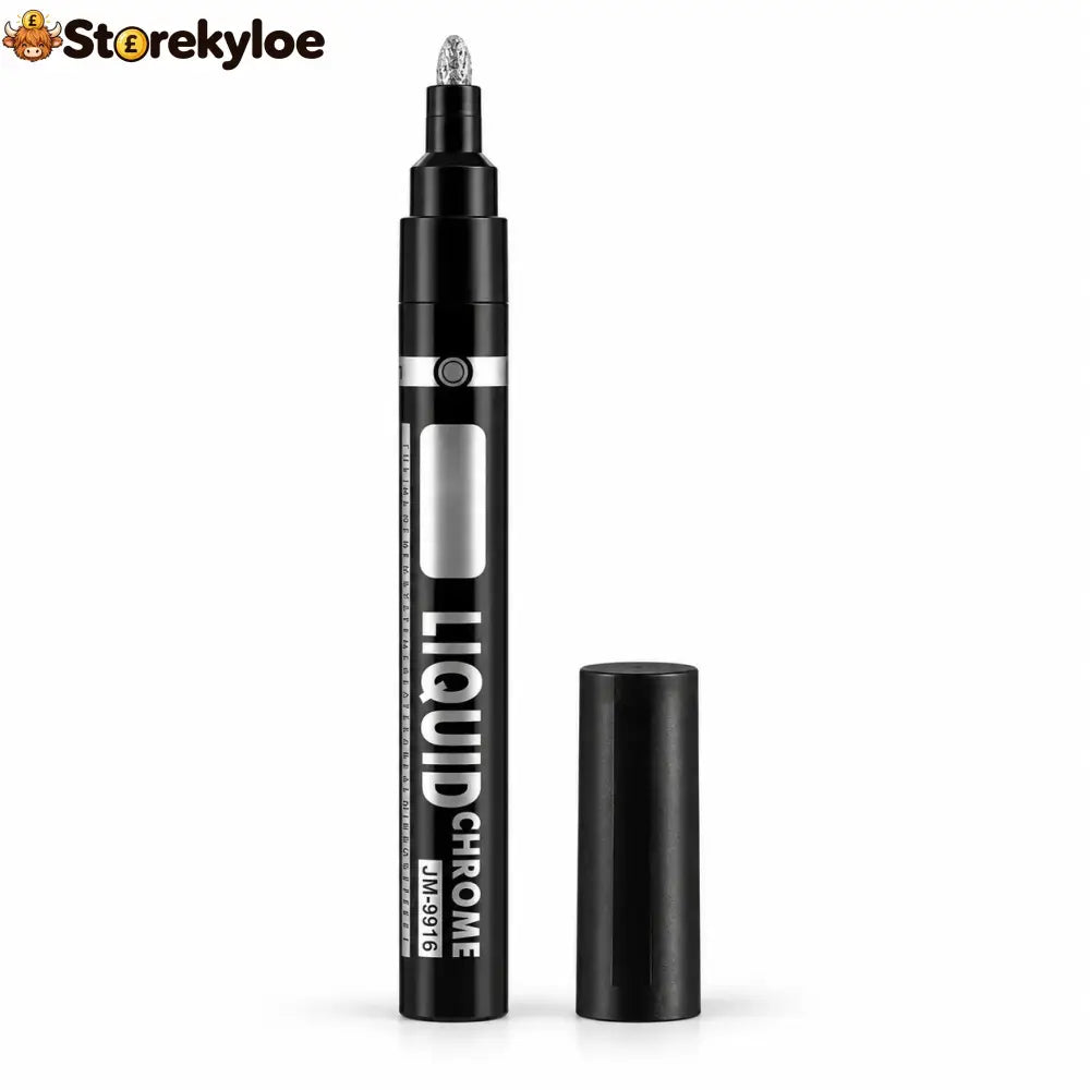 Jewelry & Accessory Touch-Up Paint Pen - 6 Metallic Colors - Silver