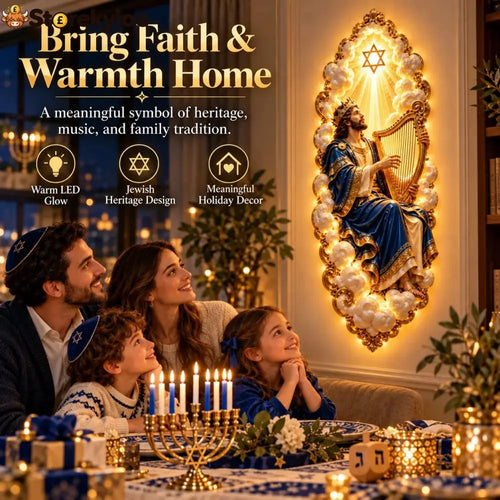 Jewish Heritage Illuminated Wall Art – High Priest Inspired Design