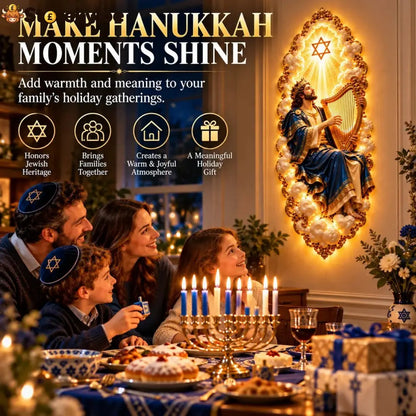 Jewish Heritage Illuminated Wall Art – High Priest Inspired Design