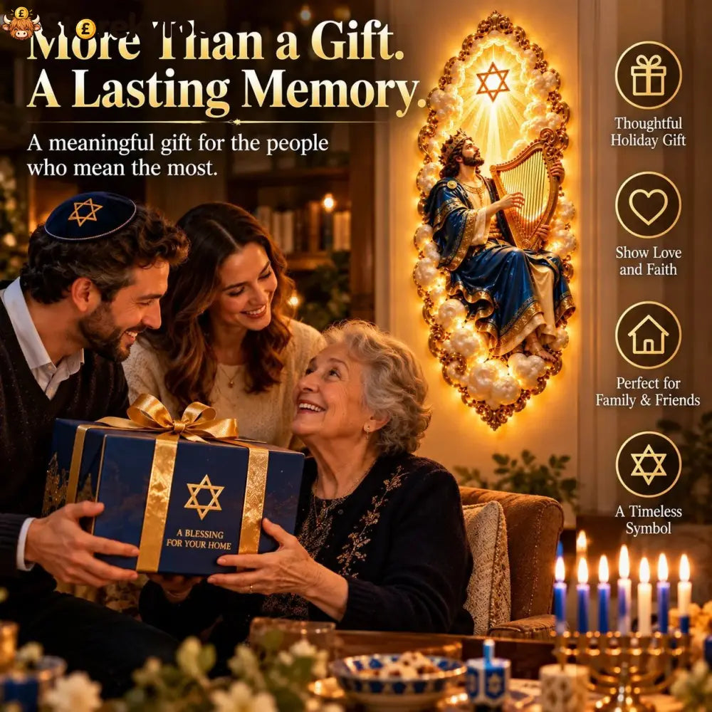 Jewish Heritage Illuminated Wall Art – High Priest Inspired Design