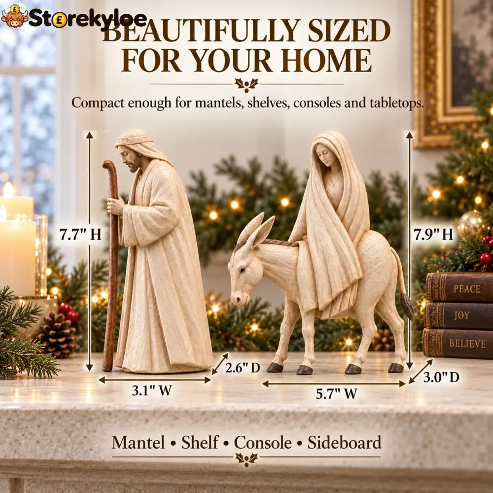 Journey to Bethlehem Nativity Figurine Set