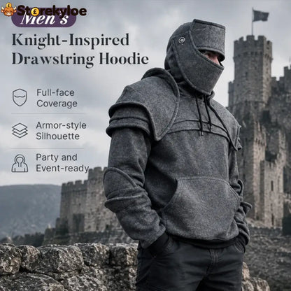🛡️ Knight Cosplay Hoodie – Medieval Fantasy Streetwear Pullover!