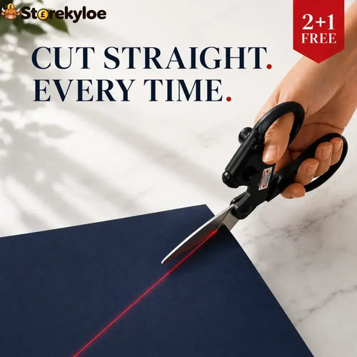 Laser-Guided Precision Scissors ✂️ See Your Cutting Line Before You Cut