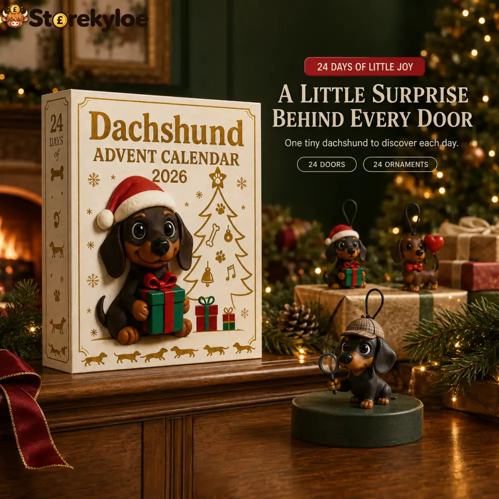 🔥LAST DAY 45% OFF-🐾Christmas Dachshund Advent Calendar