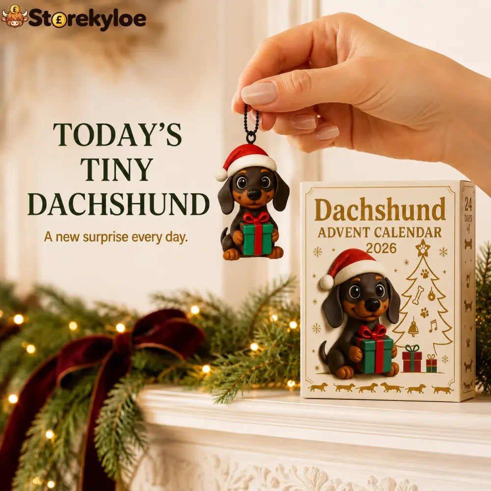 🔥LAST DAY 45% OFF-🐾Christmas Dachshund Advent Calendar