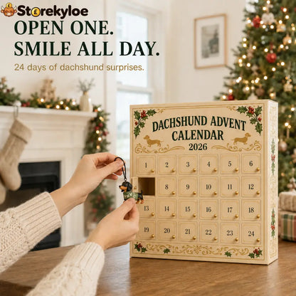 🔥LAST DAY 45% OFF-🐾Christmas Dachshund Advent Calendar