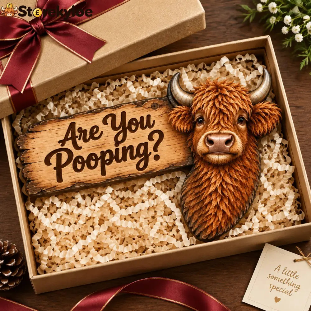 🐮Last Day 48% OFF - Funny Highland Cow Door Topper