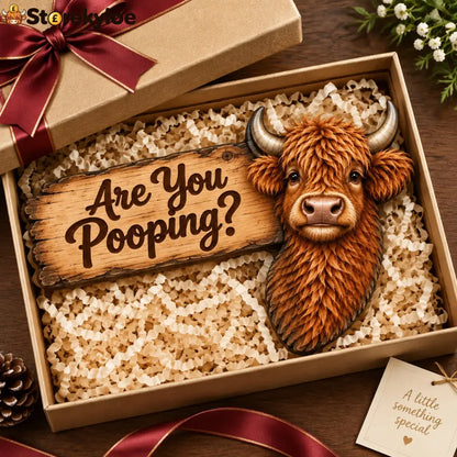 🐮Last Day 48% OFF - Funny Highland Cow Door Topper