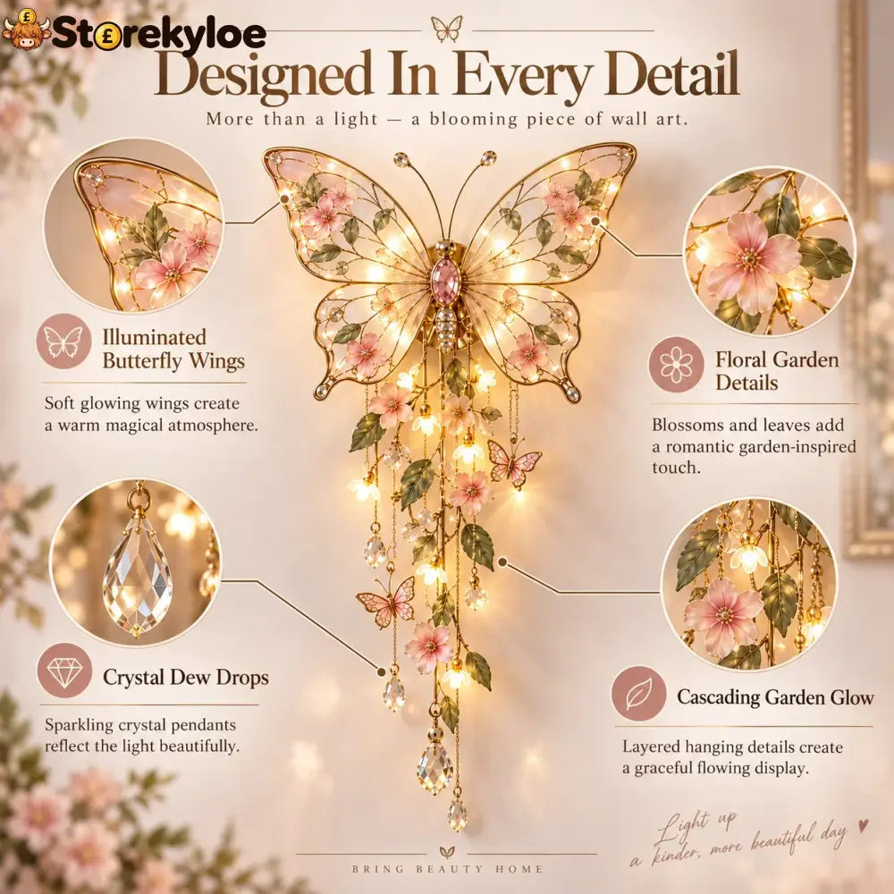🔥last Day 49% 🦋butterfly Garden Light