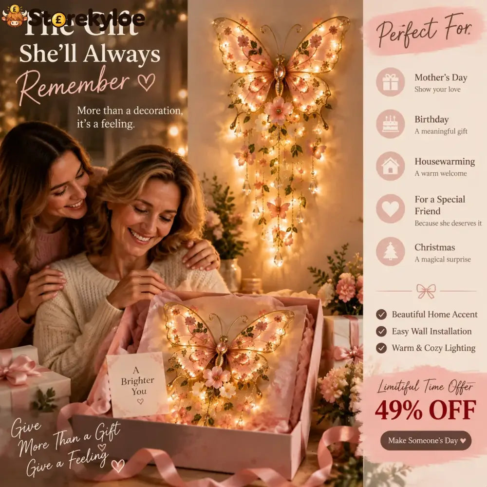 🔥last Day 49% 🦋butterfly Garden Light