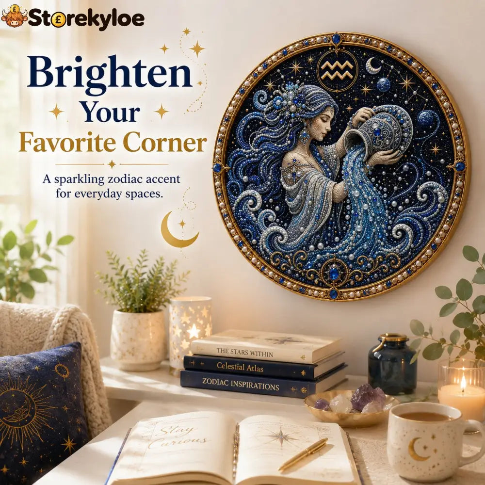 🔥Last Day 49% OFF - 12 Zodiac Signs Pearl Art Kit ♈🌙