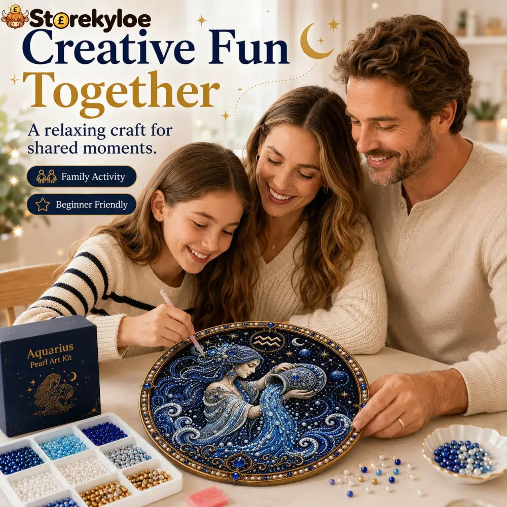 🔥Last Day 49% OFF - 12 Zodiac Signs Pearl Art Kit ♈🌙