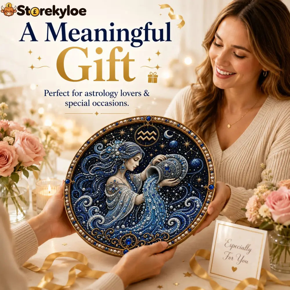 🔥Last Day 49% OFF - 12 Zodiac Signs Pearl Art Kit ♈🌙