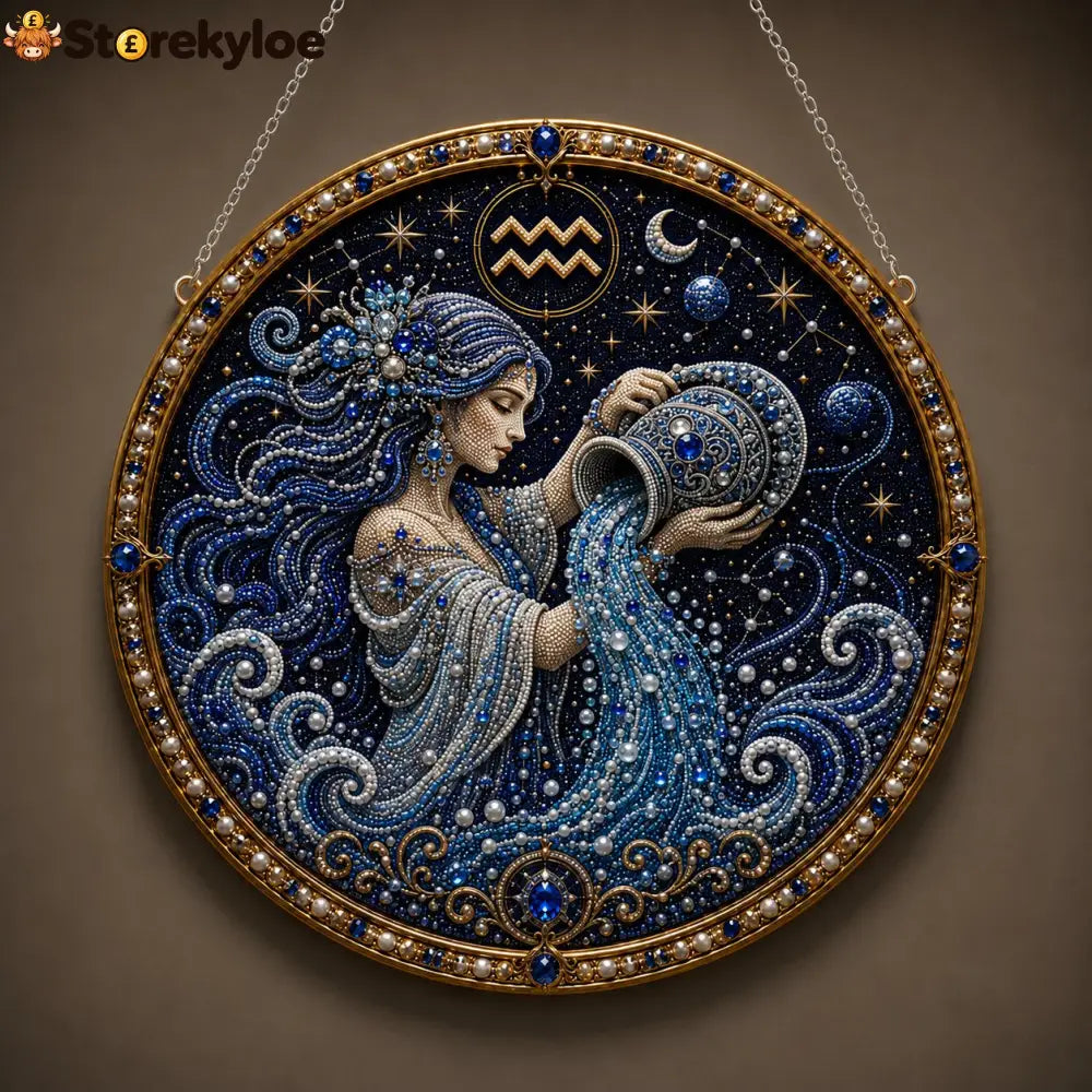 🔥Last Day 49% OFF - 12 Zodiac Signs Pearl Art Kit ♈🌙