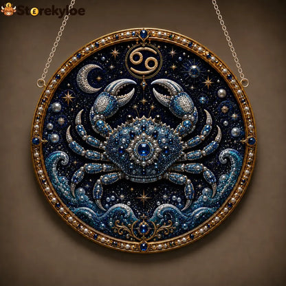 🔥Last Day 49% OFF - 12 Zodiac Signs Pearl Art Kit ♈🌙