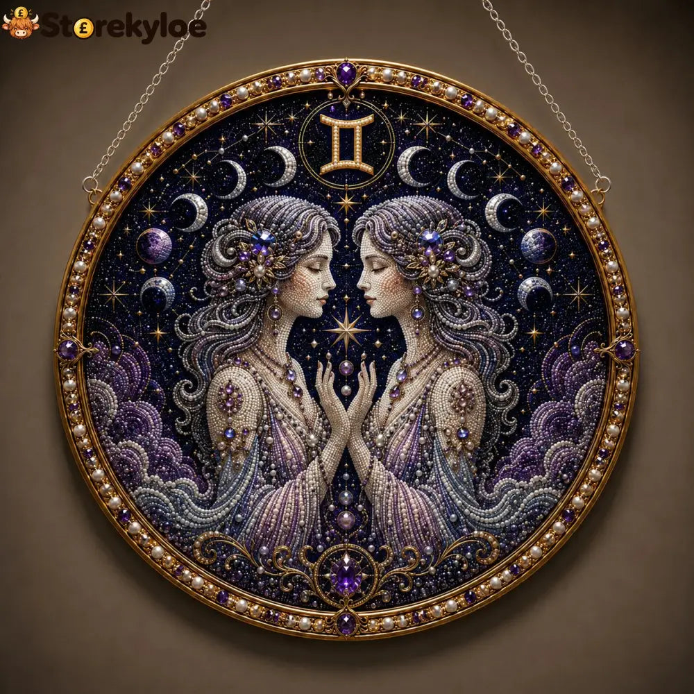 🔥Last Day 49% OFF - 12 Zodiac Signs Pearl Art Kit ♈🌙