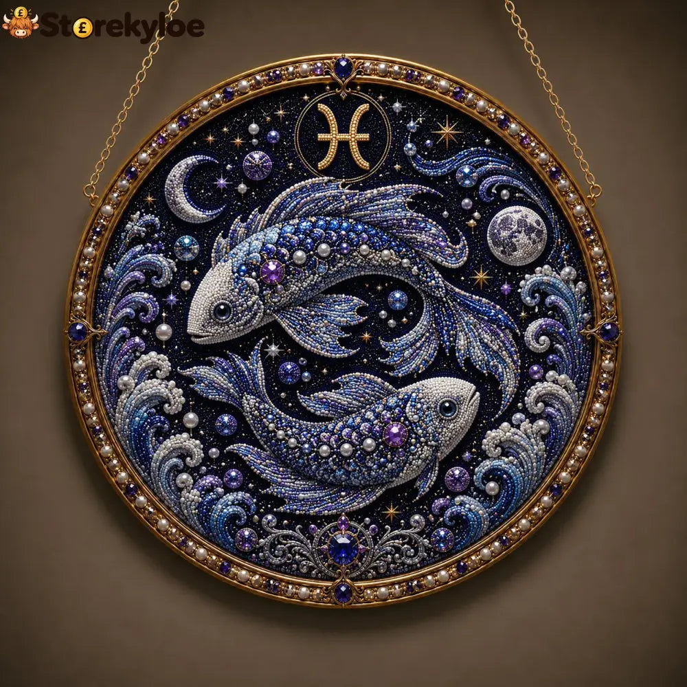 🔥Last Day 49% OFF - 12 Zodiac Signs Pearl Art Kit ♈🌙