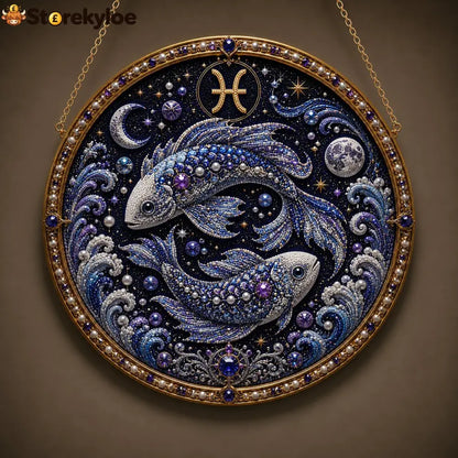🔥Last Day 49% OFF - 12 Zodiac Signs Pearl Art Kit ♈🌙