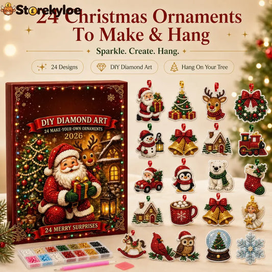 🔥Last Day 49% OFF - 🎄🎅 24 Christmas Ornaments To Make & Hang