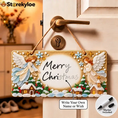 ⏳ Last Day 49% OFF – 🎄 Beginner-Friendly DIY Sea Glass Christmas Hanging Sign Kit | 8 Festive Designs with Handwritten