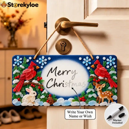 ⏳ Last Day 49% OFF – 🎄 Beginner-Friendly DIY Sea Glass Christmas Hanging Sign Kit | 8 Festive Designs with Handwritten