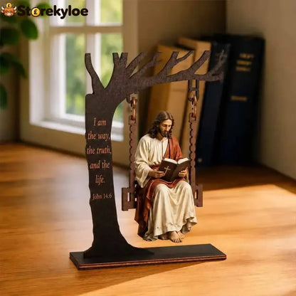 🔥last Day 49% Off - ✝️📚christian Jesus Swing Ornament