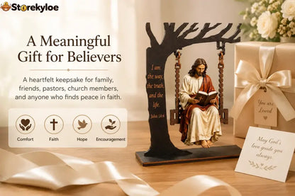 🔥last Day 49% Off - ✝️📚christian Jesus Swing Ornament