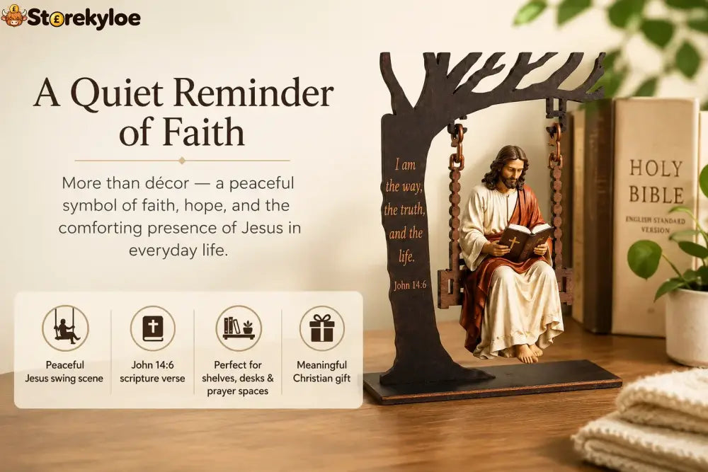 🔥last Day 49% Off - ✝️📚christian Jesus Swing Ornament