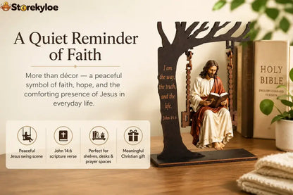 🔥last Day 49% Off - ✝️📚christian Jesus Swing Ornament