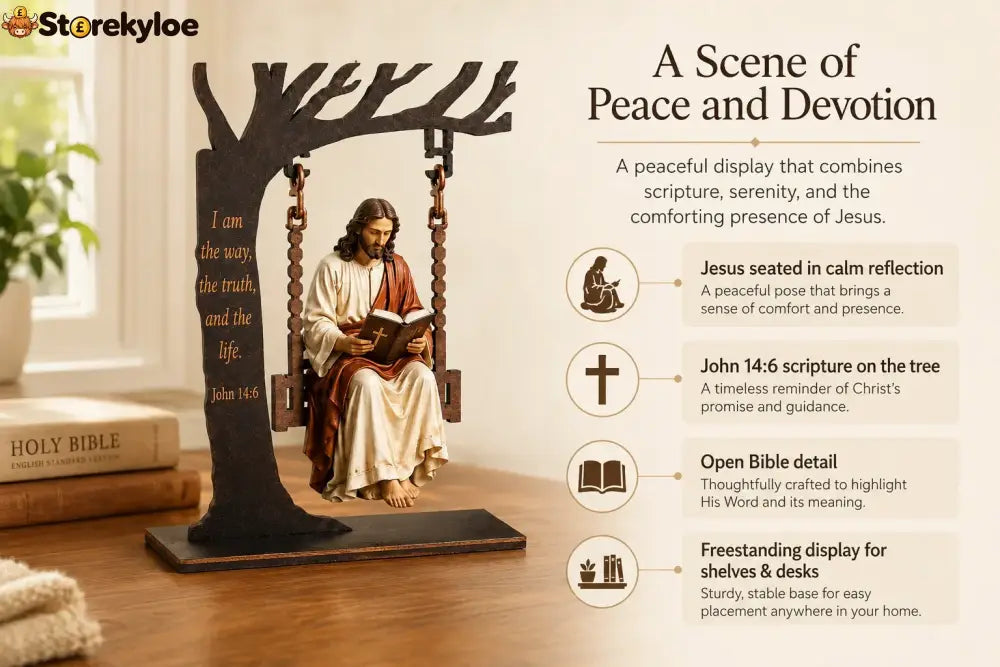🔥last Day 49% Off - ✝️📚christian Jesus Swing Ornament