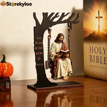 🔥last Day 49% Off - ✝️📚christian Jesus Swing Ornament