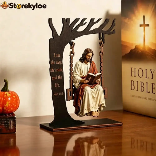 🔥last Day 49% Off - ✝️📚christian Jesus Swing Ornament