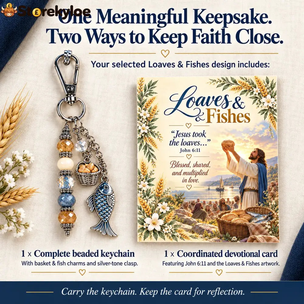 ⏳ Last Day 49% OFF – ✝️ Christian Scripture Keepsake Keychain | 23 Faith-Inspired Designs with Matching Devotional Card