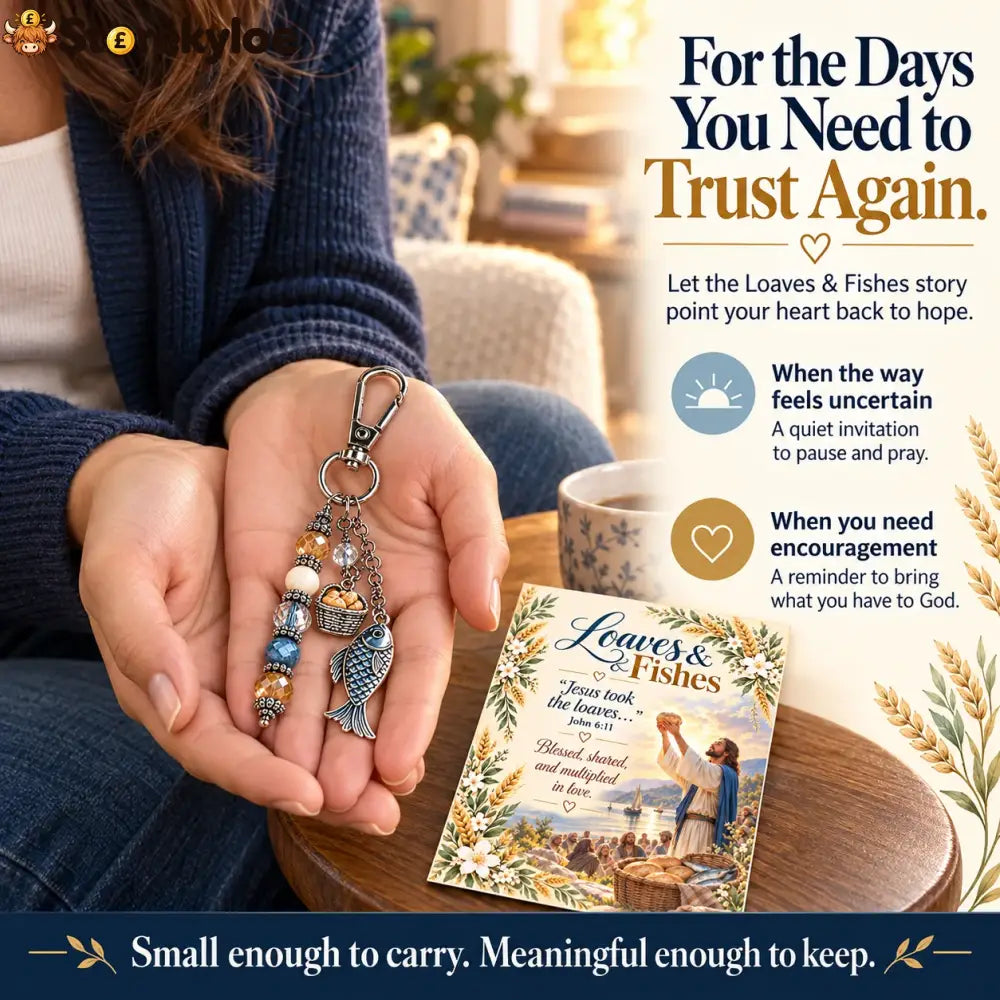 ⏳ Last Day 49% OFF – ✝️ Christian Scripture Keepsake Keychain | 23 Faith-Inspired Designs with Matching Devotional Card