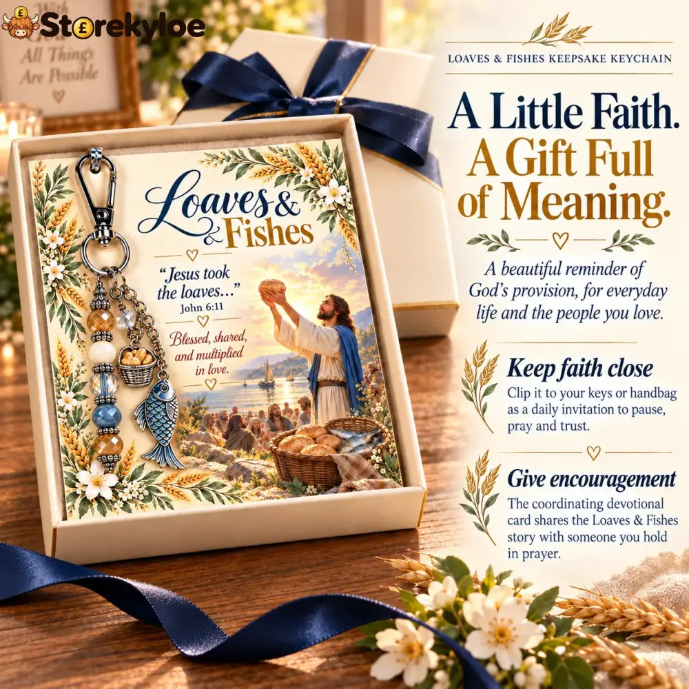 ⏳ Last Day 49% OFF – ✝️ Christian Scripture Keepsake Keychain | 23 Faith-Inspired Designs with Matching Devotional Card