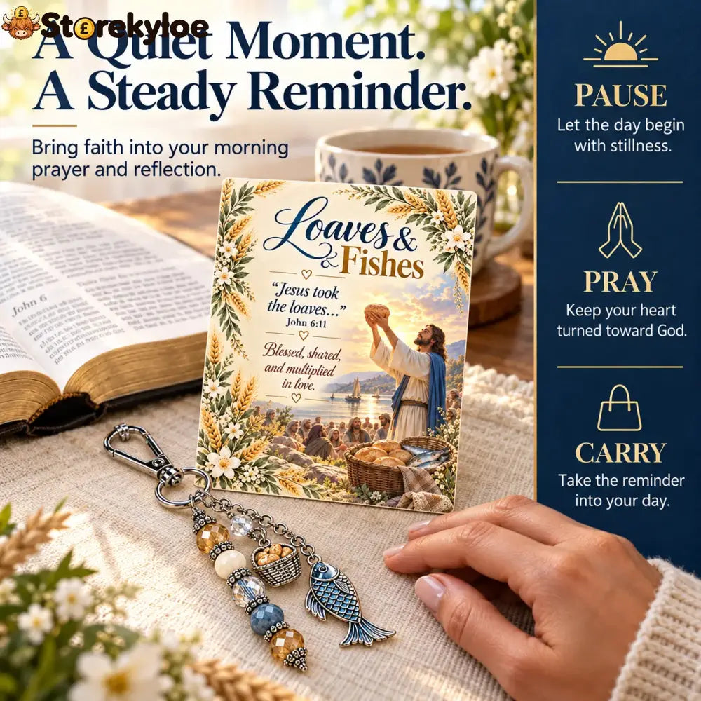 ⏳ Last Day 49% OFF – ✝️ Christian Scripture Keepsake Keychain | 23 Faith-Inspired Designs with Matching Devotional Card