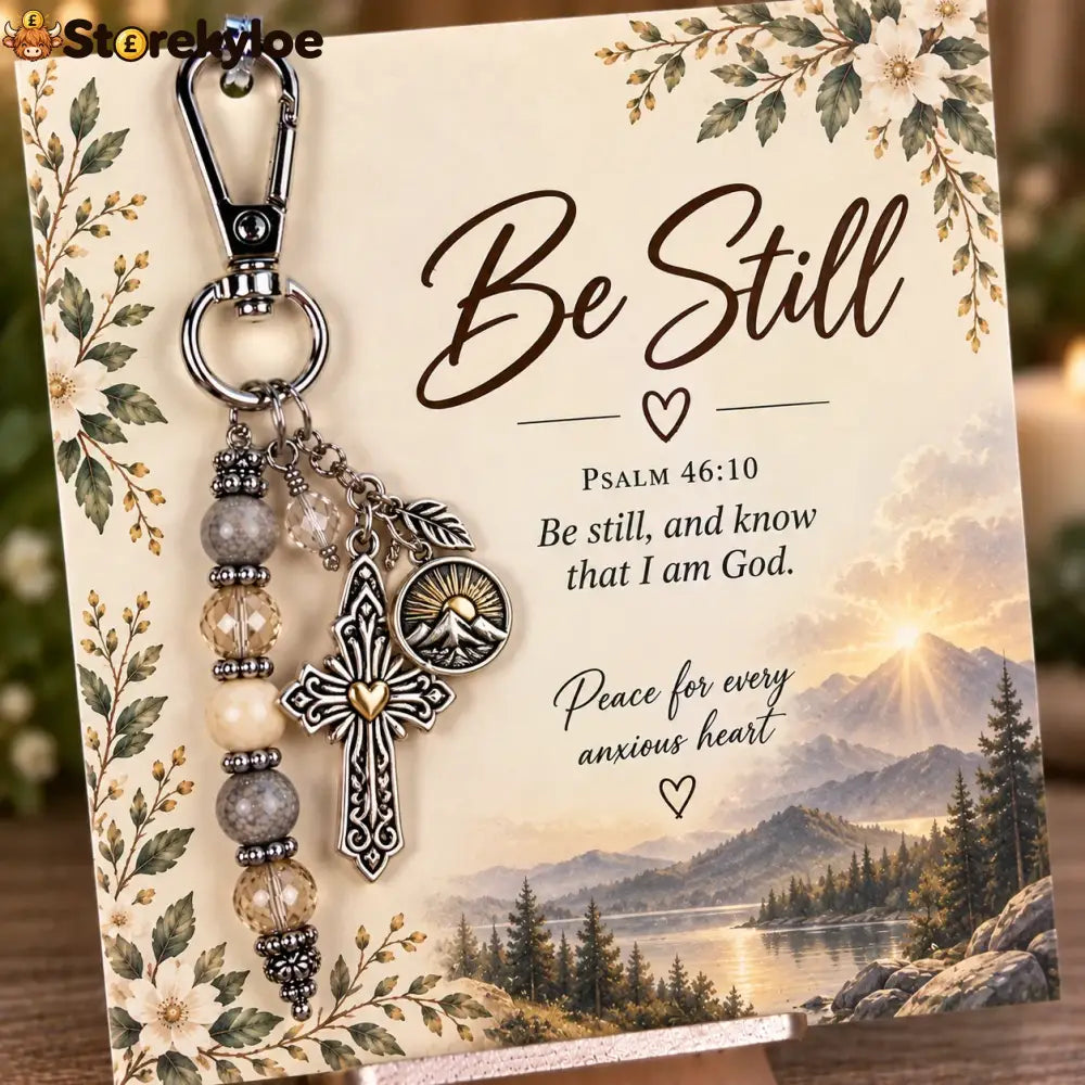 ⏳ Last Day 49% OFF – ✝️ Christian Scripture Keepsake Keychain | 23 Faith-Inspired Designs with Matching Devotional Card