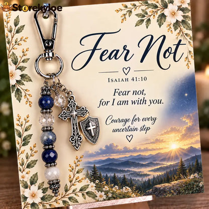 ⏳ Last Day 49% OFF – ✝️ Christian Scripture Keepsake Keychain | 23 Faith-Inspired Designs with Matching Devotional Card