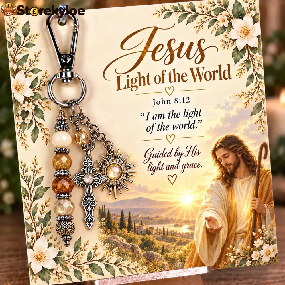 ⏳ Last Day 49% OFF – ✝️ Christian Scripture Keepsake Keychain | 23 Faith-Inspired Designs with Matching Devotional Card