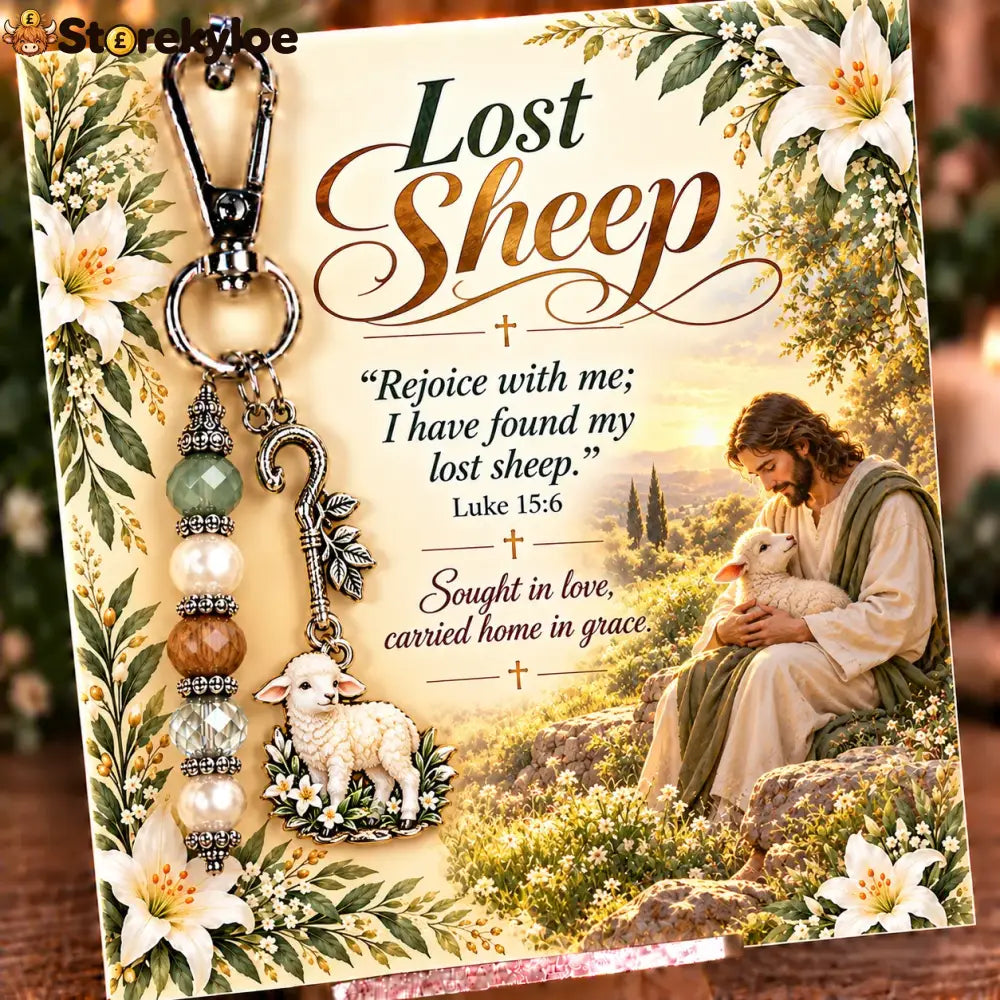 ⏳ Last Day 49% OFF – ✝️ Christian Scripture Keepsake Keychain | 23 Faith-Inspired Designs with Matching Devotional Card