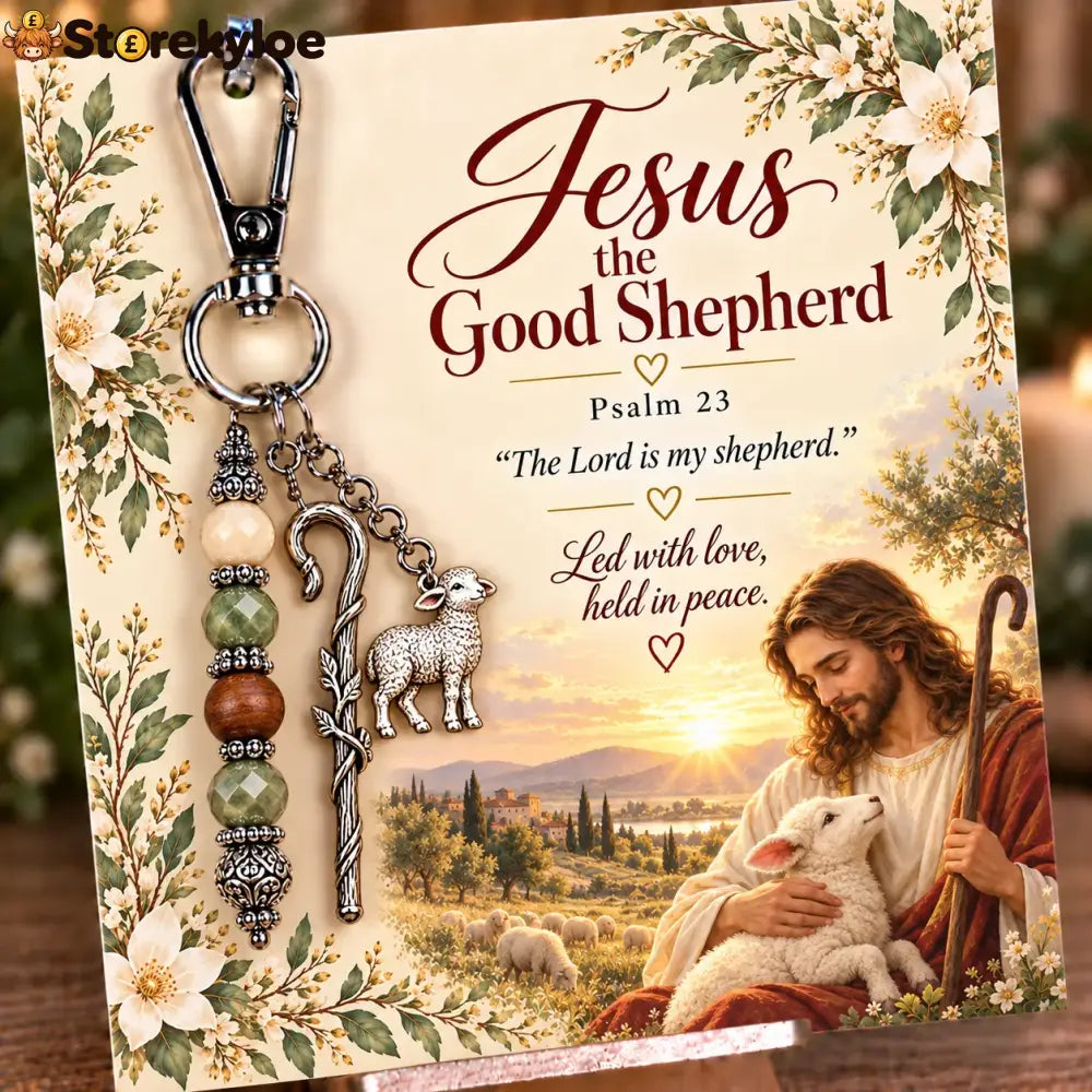 ⏳ Last Day 49% OFF – ✝️ Christian Scripture Keepsake Keychain | 23 Faith-Inspired Designs with Matching Devotional Card