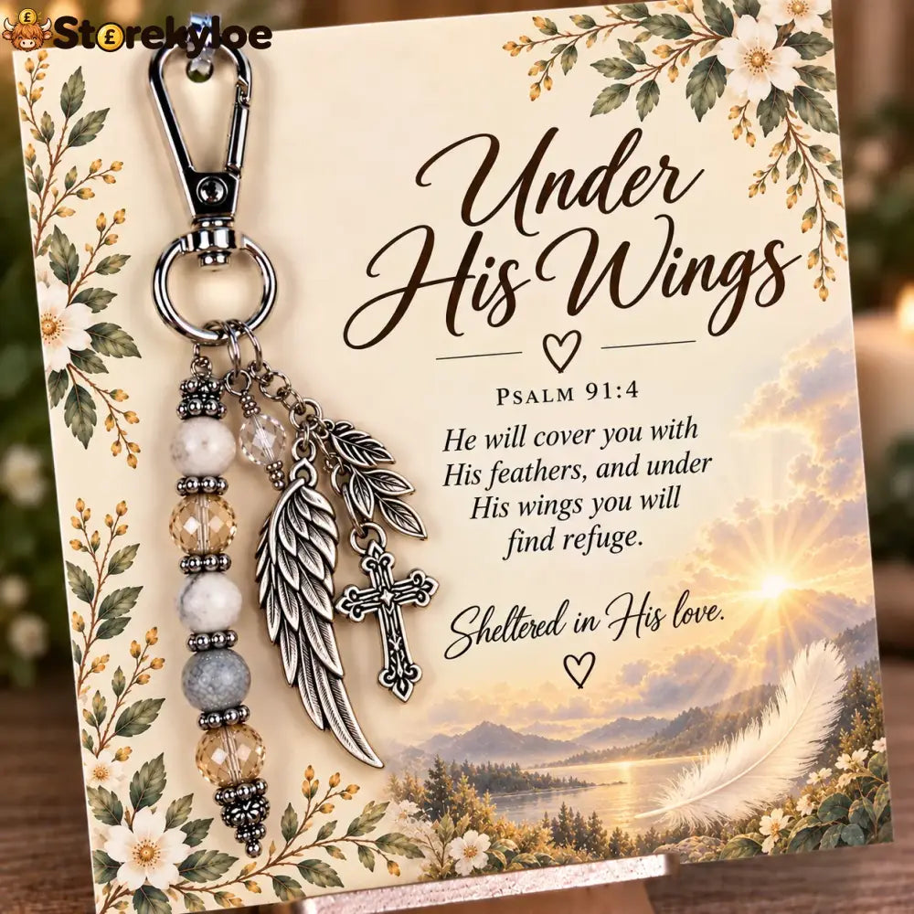 ⏳ Last Day 49% OFF – ✝️ Christian Scripture Keepsake Keychain | 23 Faith-Inspired Designs with Matching Devotional Card