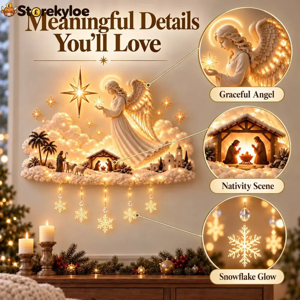 ✨last Day 49% Off✨ Christmas Blessing Angel Glow - ✨ Christmas Blessing Angel Glow