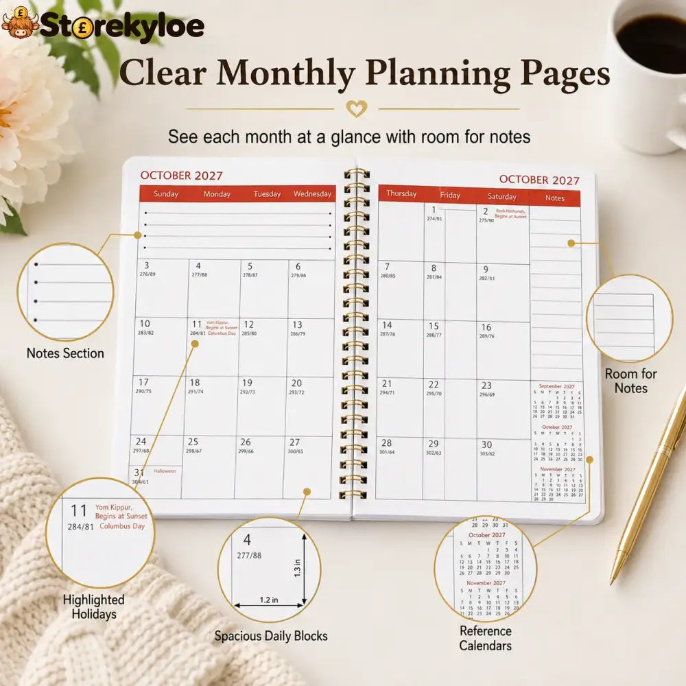 🐮 LAST DAY 49% OFF – Cute Cow 5-Year Planner 2026–2030 | Monthly Organizer with Farmhouse Cover, Goal Tracking Pages & Long-Term Planning Layout ✨