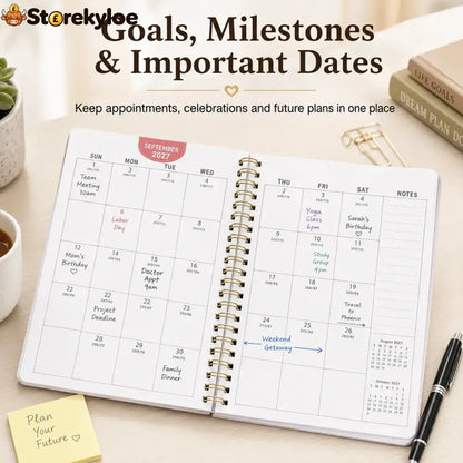 🐮 LAST DAY 49% OFF – Cute Cow 5-Year Planner 2026–2030 | Monthly Organizer with Farmhouse Cover, Goal Tracking Pages & Long-Term Planning Layout ✨