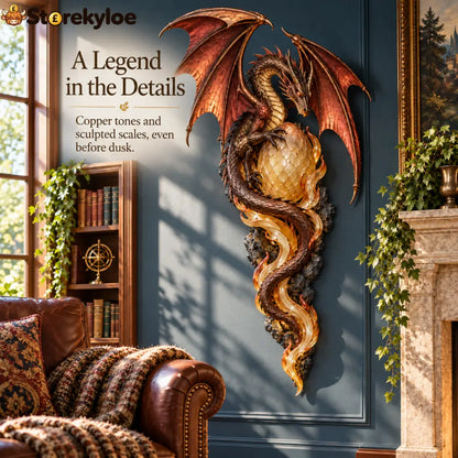 ✨last Day 49% Off✨🐉 Dragon Egg Guardian™ – Lighted Dragon Fantasy Wall Art - dragon