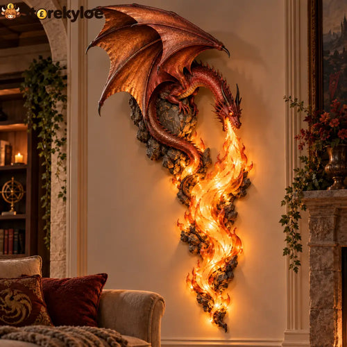🔥Last Day 49% OFF -🐉 Dragonfire Guardian™ Wall Sconce – A Legendary Flame Awakens On Your Wall 🔥