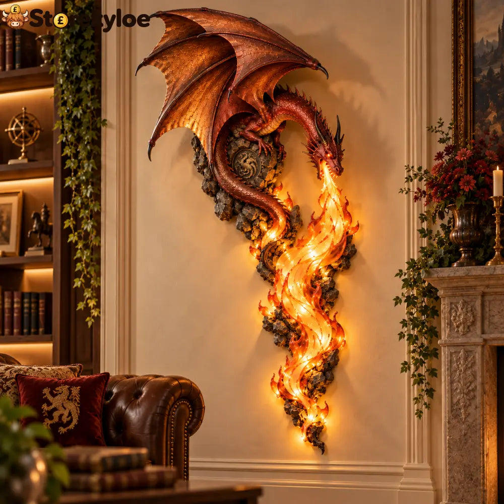 🔥Last Day 49% OFF -🐉 Dragonfire Guardian™ Wall Sconce – A Legendary Flame Awakens On Your Wall 🔥