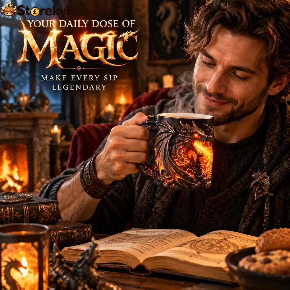 🔥 Last Day 49% OFF 🐉 Dragonfire Heat-Reveal Magic Mug 🔥